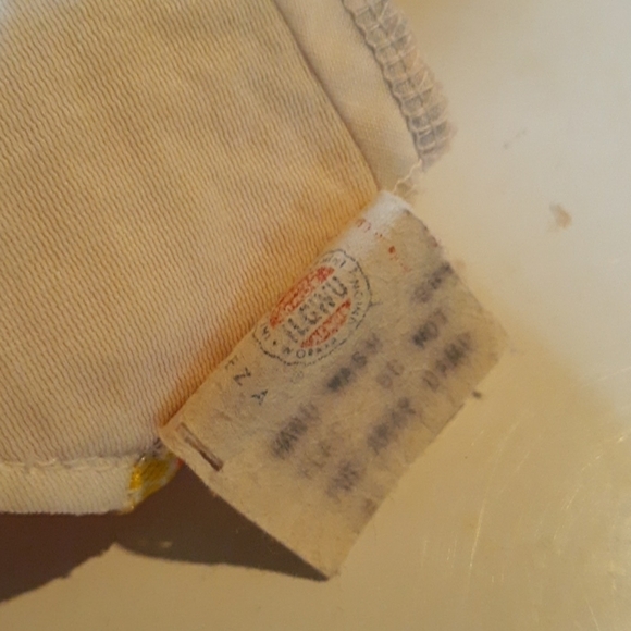 Vintage 1960s union made open belly tank top - Picture 4 of 4